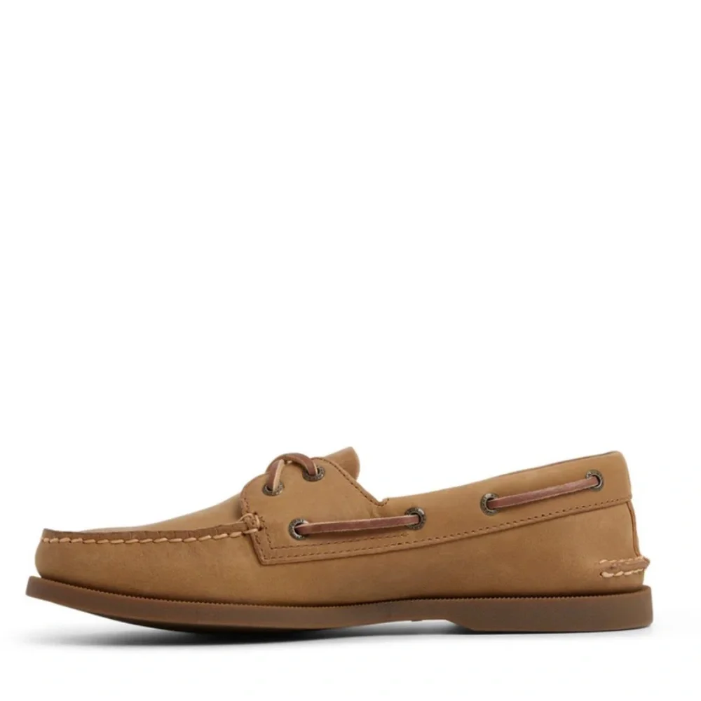 New Sperry Men's Tan Authentic Original 2-Eye‎ Boat Shoes Leather Preppy Classic